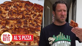 Barstool Pizza Review  Als Pizza Warrenville IL [upl. by Ahsikat620]