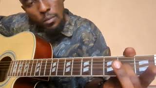 how to play nka paradizo by meddy ft priscillah on acoustic guitar [upl. by Selbbep]