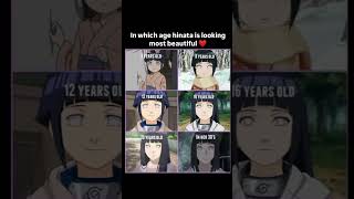 At Which Age Hinata is Looking Most Beautiful ❤ hinta viralvideo viralshort [upl. by Yendis]