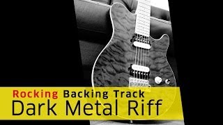 ★★★★★ Guitarjamtrack Rock Dark Metal Riffs  JAMTRACKde [upl. by Athalla]