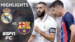 Real Madrid DOMINANT in El Clasico win over Barcelona 💪 💯 🔥  LaLiga Highlights  ESPN FC [upl. by Anera511]