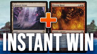 🔥 BLAZING HOT COMBO 🔥 Inkmoth Nexus  Blazing Shoal — Legacy Infect  Magic The Gathering MTG [upl. by Imak]