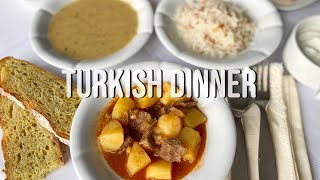 Turkish Dinner Menu 1 🤩 Easy And Budget Friendly ✅ [upl. by Alekehs]