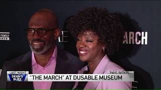 Celebs come out for premiere of new MLK Jr virtual reality exhibit at DuSable Museum [upl. by Aridnere]