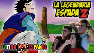 ESPAÑOLES REACCIONAN A DRAGON BALL LATINO VS ESPAÑOL 🗡GOHAN SACA LA LEGENDARIA ESPADA Z🗡🔥SAGA BOO🔥 [upl. by Eymaj]