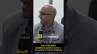 QUEREM ACABAR COM O ENSINO RELIGIOSO [upl. by Rind270]