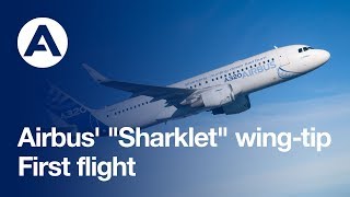 A milestone first flight for Airbus Sharklets [upl. by Heimlich]