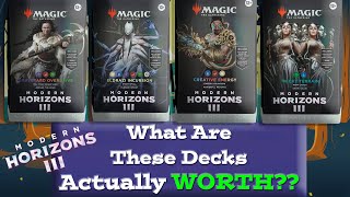 💰💸 Are The Modern Horizons 3 MH3 Commander Decks Worth it 💸💰 [upl. by Lleynad]