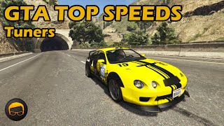 Fastest Tuners 2021  GTA 5 Best Fully Upgraded Cars Top Speed Countdown [upl. by Adlemi780]