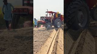 Massey 375s tractor power with alu planter  seaad Zarai industries okara  tractor video [upl. by Lindblad]