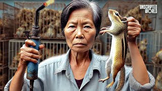 The RAREST Vietnamese Jungle Delicacies  Catching and Cooking Chipmunks [upl. by Htebizile]