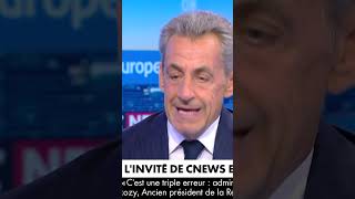 Nicolas Sarkozy  quotNous ne sommes quau début de la crise migratoirequot shorts radio politique [upl. by Nelsen]