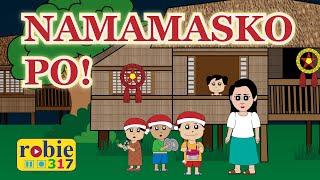 Sa May Bahay Ang Aming Bati  Filipino Christmas Song Tagalog [upl. by Llerryt]