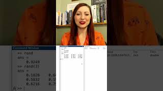 MATLAB Random Numbers  rand [upl. by Anselmo]