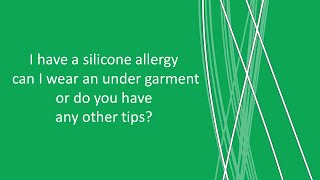 How to manage compression if you have a silicone allergy [upl. by Subocaj]