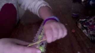 Loom Bands  Easy Beginners Bracelet [upl. by Enileqcaj]