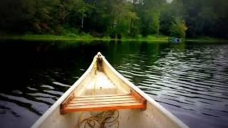 Canoeing in Canada  HD Nature  Relaxing River Sights and Sounds while Paddling [upl. by Sunshine]