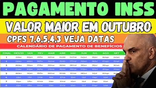 PAGAMENTO INSS DE OUTUBRO DE 2024 CONFIRA CALENDÁRIO DAS DATAS DOS BENEFÍCIOS ANTECIPADOS [upl. by Kimberli]