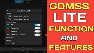 GDMSS LITE FUNCTION AND FEATURES [upl. by Anaig]