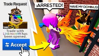 ARRESTING THE RICHEST PLAYER IN ROBLOX JAILBREAK 10 MILLION ROBUX [upl. by Ylellan]