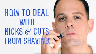 How To Prevent Nicks amp Cuts When Shaving With A Safety DE or Cartridge Razor amp How To Treat Them [upl. by Akienaj]