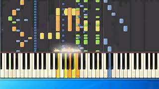 Spiller  Groovejet mh Piano Tutorial Synthesia [upl. by Brigette]