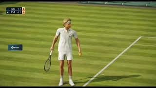 TOPSPIN 2K25 🎾  XBOX ONE S  SINNER VS ZVEREV  WIMBLEDON  DIFFICOLTÀ LEGGENDA [upl. by Naihr166]