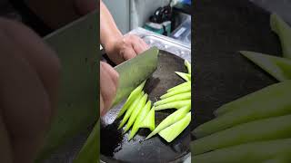 ASMR  Cutting Celery Stalk cuttingskills cuttingasmr shorts [upl. by Wehtam]