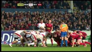 Ulster v Scarlets 04012013 [upl. by Ydnolem]