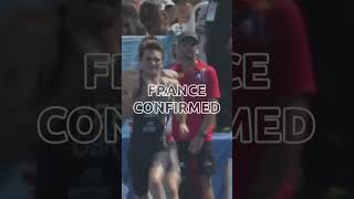 2024 Triathlon Mixed Relay Olympic Qualifiers France triathlon youtubeshorts sports shorts [upl. by Nosneh]