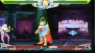 Darkstalkers PSP  Demitri Combos [upl. by Suoirred]