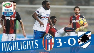 Bologna  Sampdoria 30  Highlights  Giornata 14  Serie A TIM 201718 [upl. by Furlong]