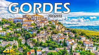 GORDES  ONE OF THE MOST BEAUTIFUL VILLAGES IN FRANCE 4K 60p [upl. by Naud]