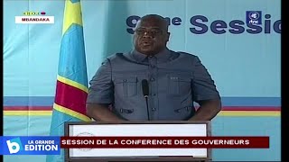 Mbandaka Ouverture de la conférence des gouverneurs [upl. by Rellim210]