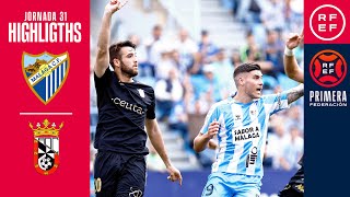 Resumen PrimeraFederación  Málaga CF 11 AD Ceuta FC  Jornada 31 Grupo 2 [upl. by Anauqat]