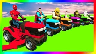 4K 2019 Tracteur Dessin Animé pour Enfants avec Voitures Colorées et Drôle Comptines Bébé Ep 17 [upl. by Laforge]