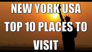 New York USA 🇺🇸 Top 10 Places To Visit [upl. by Ardnaik]