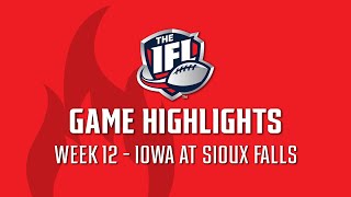 Iowa Barnstormers at Sioux Falls Storm Week 12 Highlights [upl. by Otsuaf]