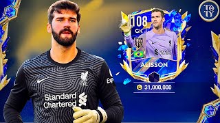 FIFA Mobile 22  REVIEW Alisson TOTY 🔥 [upl. by Ddart]