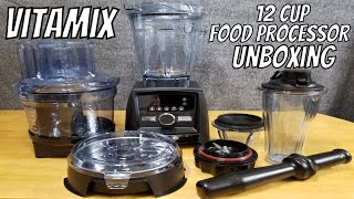 Vitamix A3500 12 Cup Food Processor Unboxing  how to make hummus [upl. by Puri]