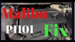 CHEVY MALIBU P1101 TROUBLE CODE EASY FIX [upl. by Nennek116]