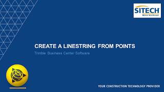 TBC  Create a Linestring from Station Offset Points [upl. by Annawal]