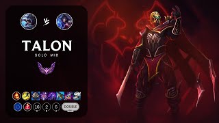 Talon Mid vs Ahri  EUW Master Patch 141 [upl. by Galitea]