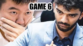 Ding vs Gukesh  GAME 6  FIDE World Chess Championship Match 2024 [upl. by Mcarthur]