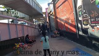 La garita de San YsidroTijuana caminando IDA y Vuelta🏢🛣 [upl. by Jarv]