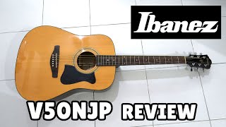 Ibanez V50NJP Guitar review and sound test  Best budget guitar [upl. by Shawn]