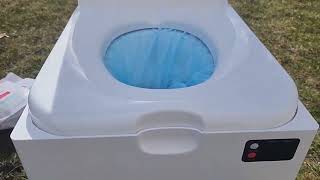 Dry Flush Toilet Portable Toilet for Camping amp Outdoor Waterless Toilet for RV Tiny Homes Review [upl. by Warrenne]