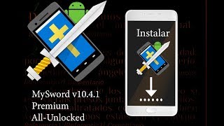 MySword v1041 Premium Instalar Proceso a saber Parte 1 Installation [upl. by Dagmar7]