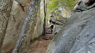 Outdoor Bouldering at Stone Fort 91924 [upl. by Nwahsyar768]