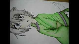 Drawing Tomoe Kid from Kamisama Hajimemashita [upl. by Rubie]